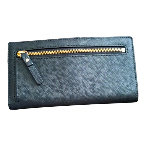 kate ♠️ spade Laurel Way Bifold Wallet with Bow and Jeweled Design - Picture 3 of 6